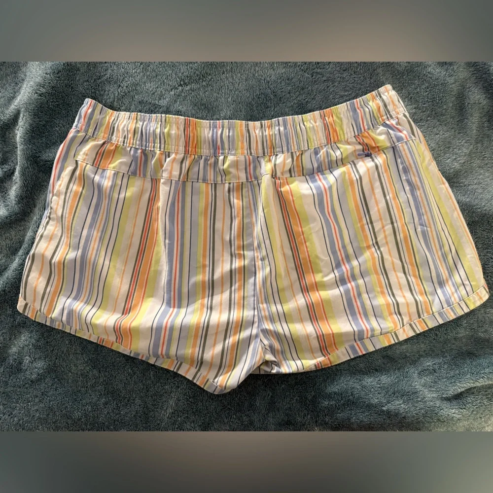 prAna Shorts Womens XL Mariya Striped Multi Stripes Swim Beach Outdoor Hybrid - Picture 5 of 13